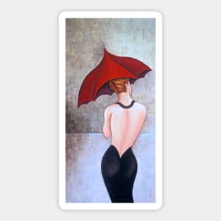 Long Cool Woman In A Black Dress Sticker